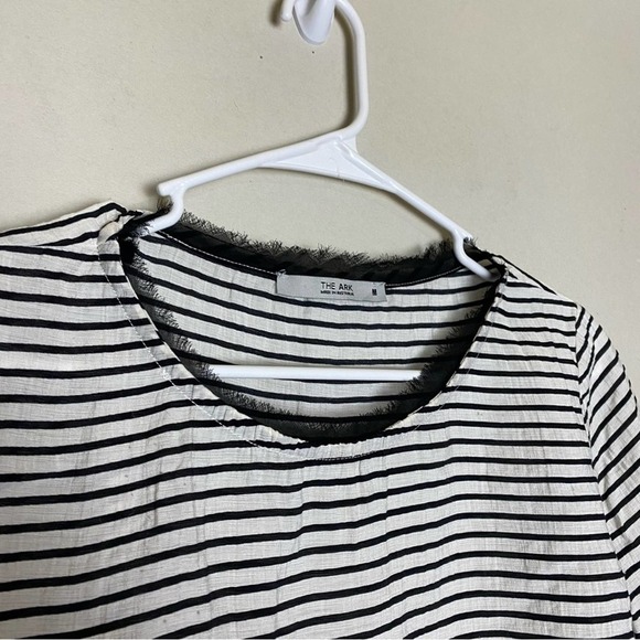 The Ark Australia Striped 3/4 Quarter Sleeve Top - Picture 3 of 8